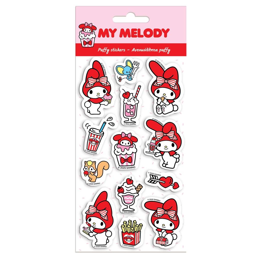 Précommande : MY MELODY - Stickers Puffy