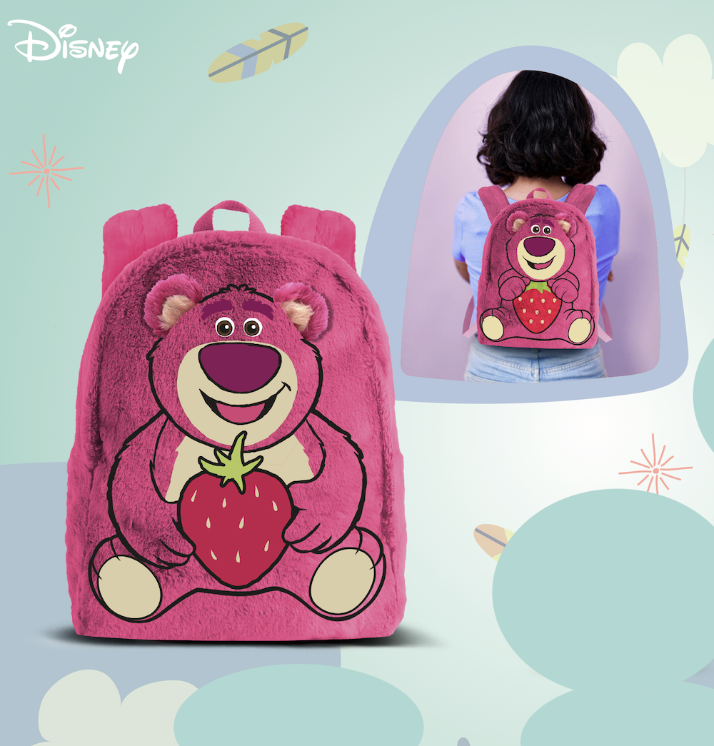 Précommande : TOY STORY - Lotso - Mini Sac à Dos Fourrure '25x21x12cm'
