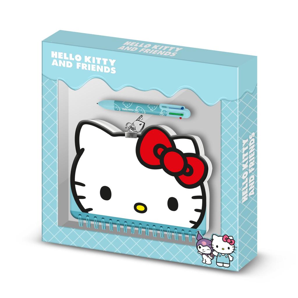 Précommande : HELLO KITTY - Head - Gift Box - Journal Intime + Stylo