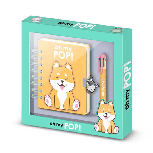 Précommande : OH MY POP! - Shiba - Gift Box - Journal Intime + Stylo