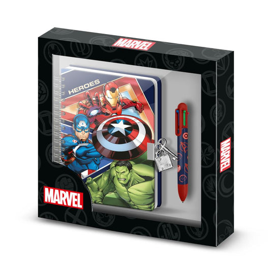 Précommande : AVENGERS - Gift Box - Journal Intime + Stylo