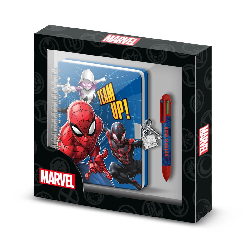 Précommande : SPIDERMAN - Gift Box - Journal Intime + Stylo