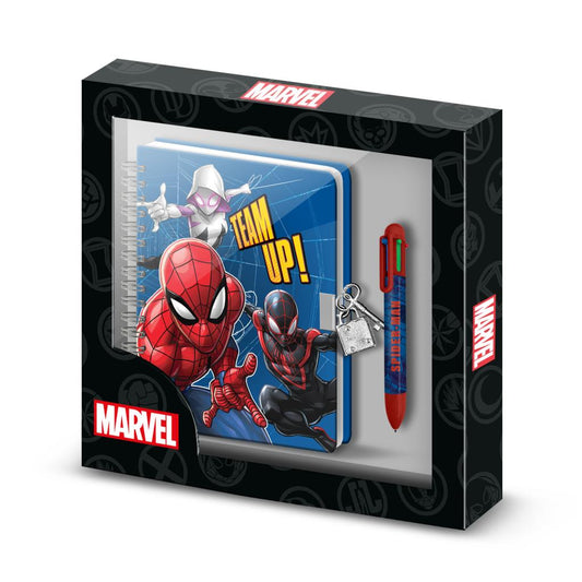 Précommande : SPIDERMAN - Gift Box - Journal Intime + Stylo
