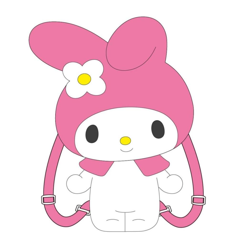 Précommande : MY MELODY - Sac à Dos Peluche - 30x17x11cm