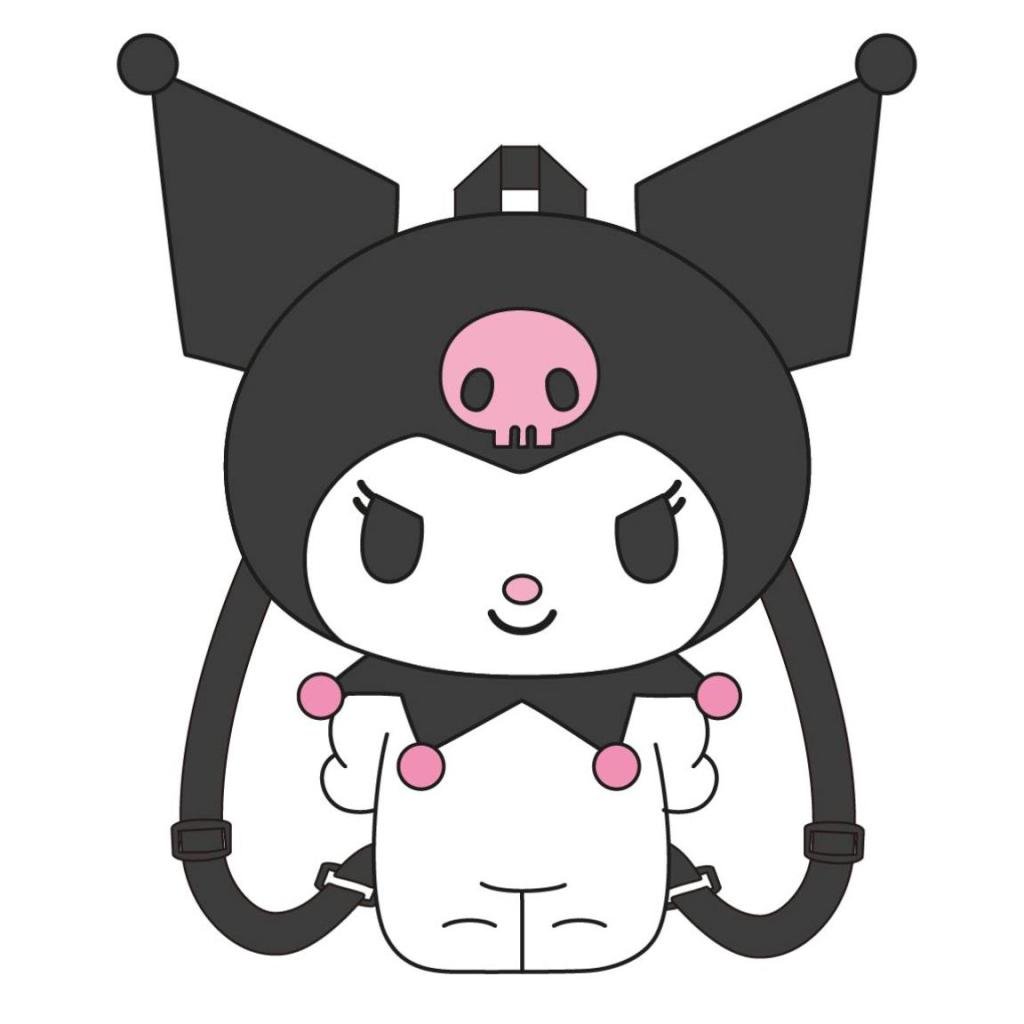Précommande : KUROMI - Sac à Dos Peluche - 30x17x11cm