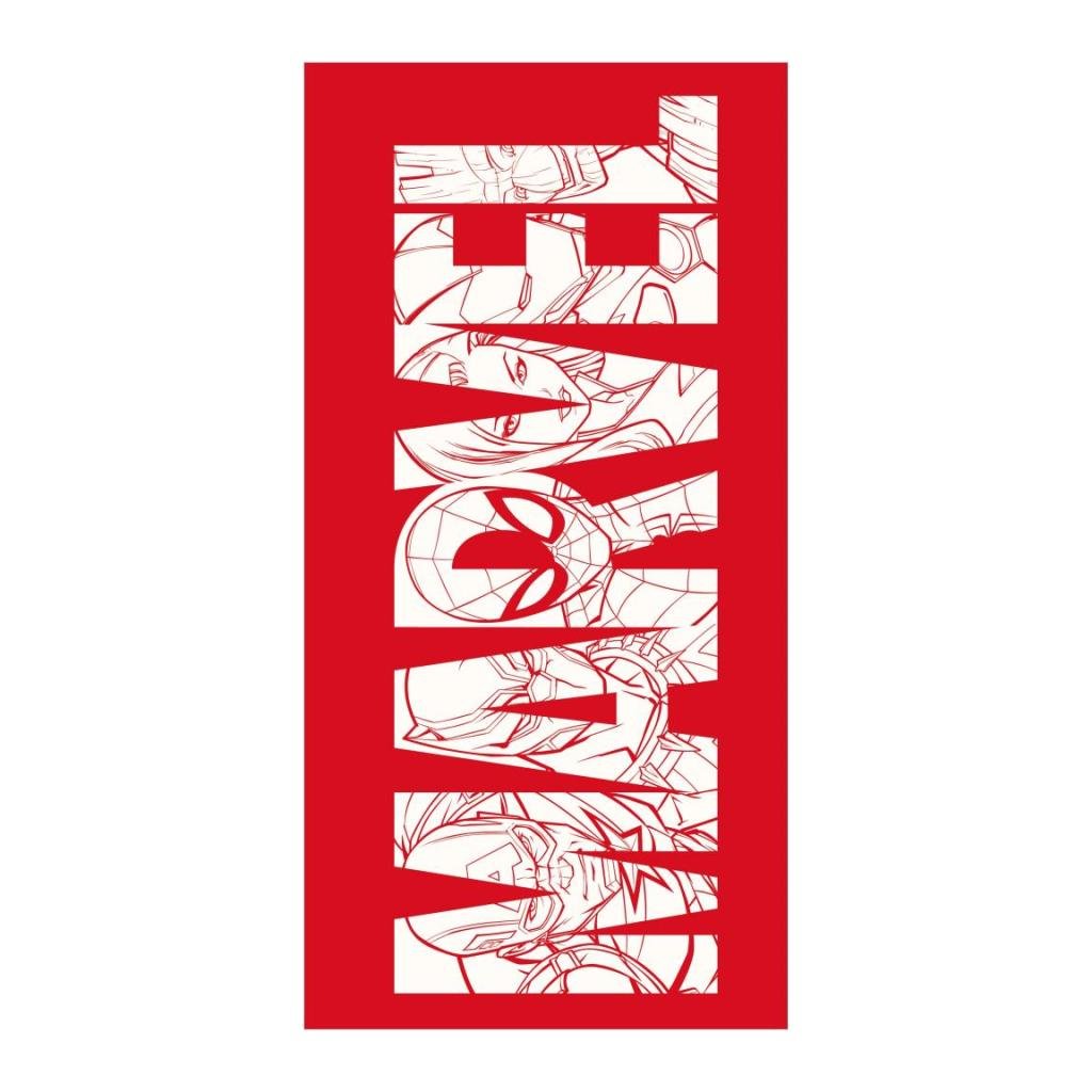 Précommande : MARVEL - Logo - Serviette de Plage 90x180cm