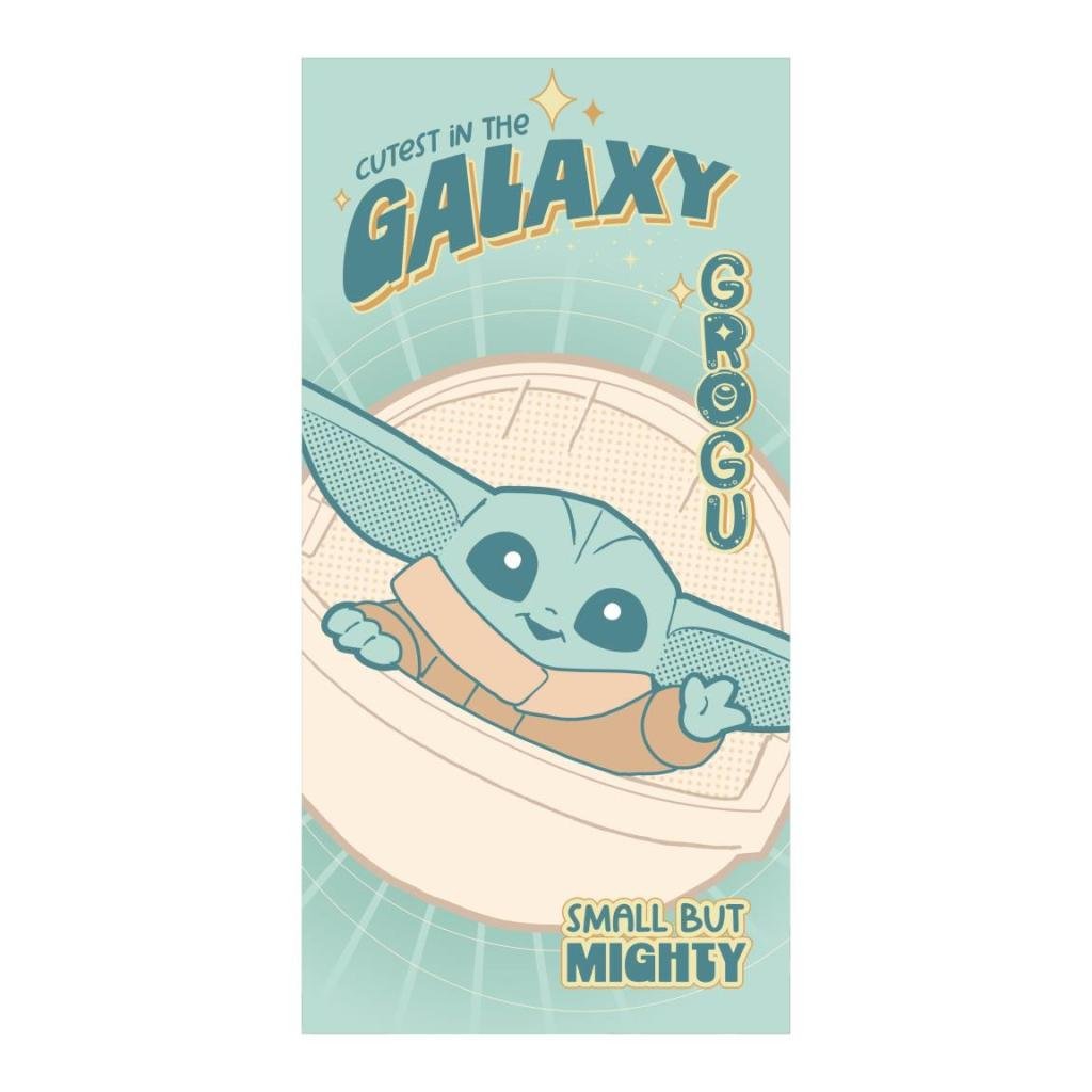 Précommande : MANDALORIAN - Grogu - Serviette de Plage 90x180cm