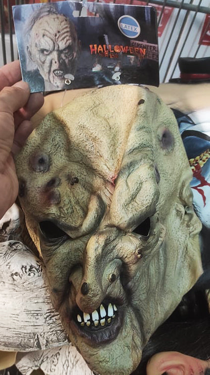 masque mort vivant zombie adulte latex halloween