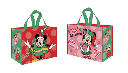 Précommande : MINNIE & MICKEY - Noël - Shopping Bag