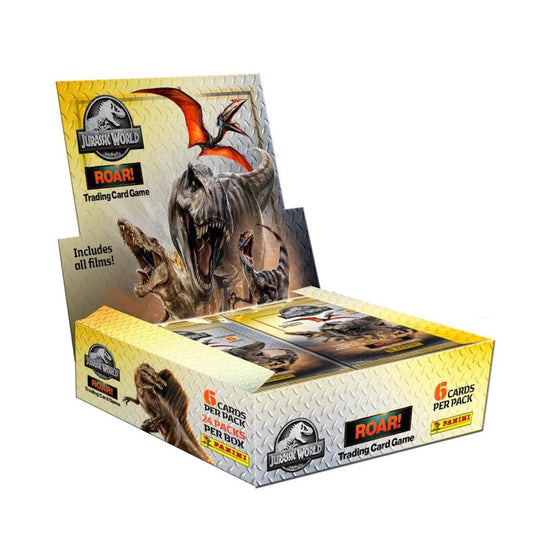 Précommande : JURASSIC WORLD - Panini Display 24 Pochette 6 Trading cards