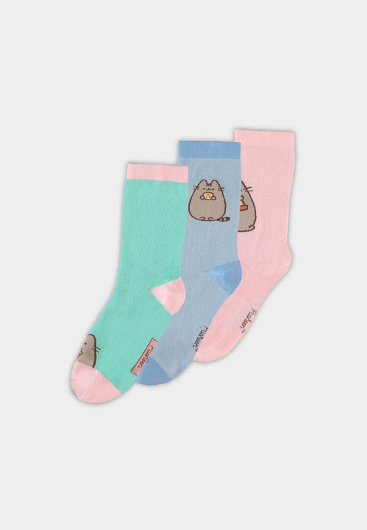 Précommande : PUSHEEN - Pack de 3 paires de chaussettes (T35-38)