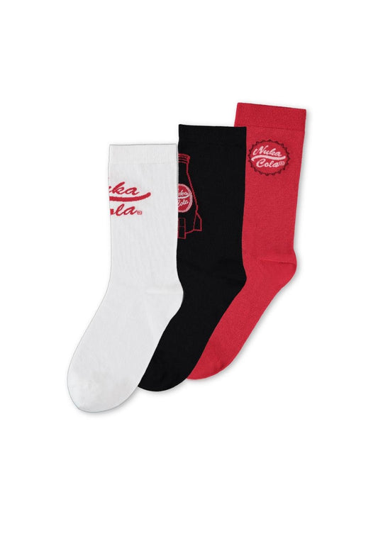 Précommande : FALLOUT - Nuka Cola - Pack de 3 paires de chaussettes (T39-42)