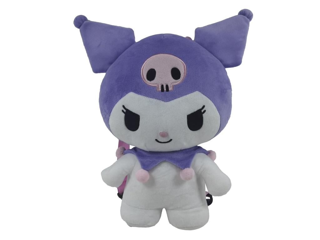 Précommande : KUROMI - Purple - Sac à Dos Peluche - 35cm