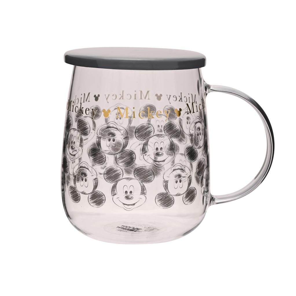 Précommande : DISNEY - Mickey - Mug en Verre avec Couvercle 540ml