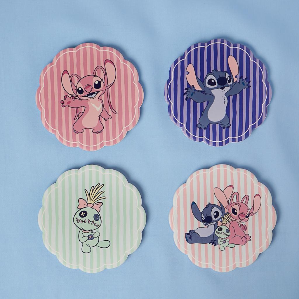Précommande : STITCH & ANGEL & SCRUMP - Lot de 4 Sous Verres