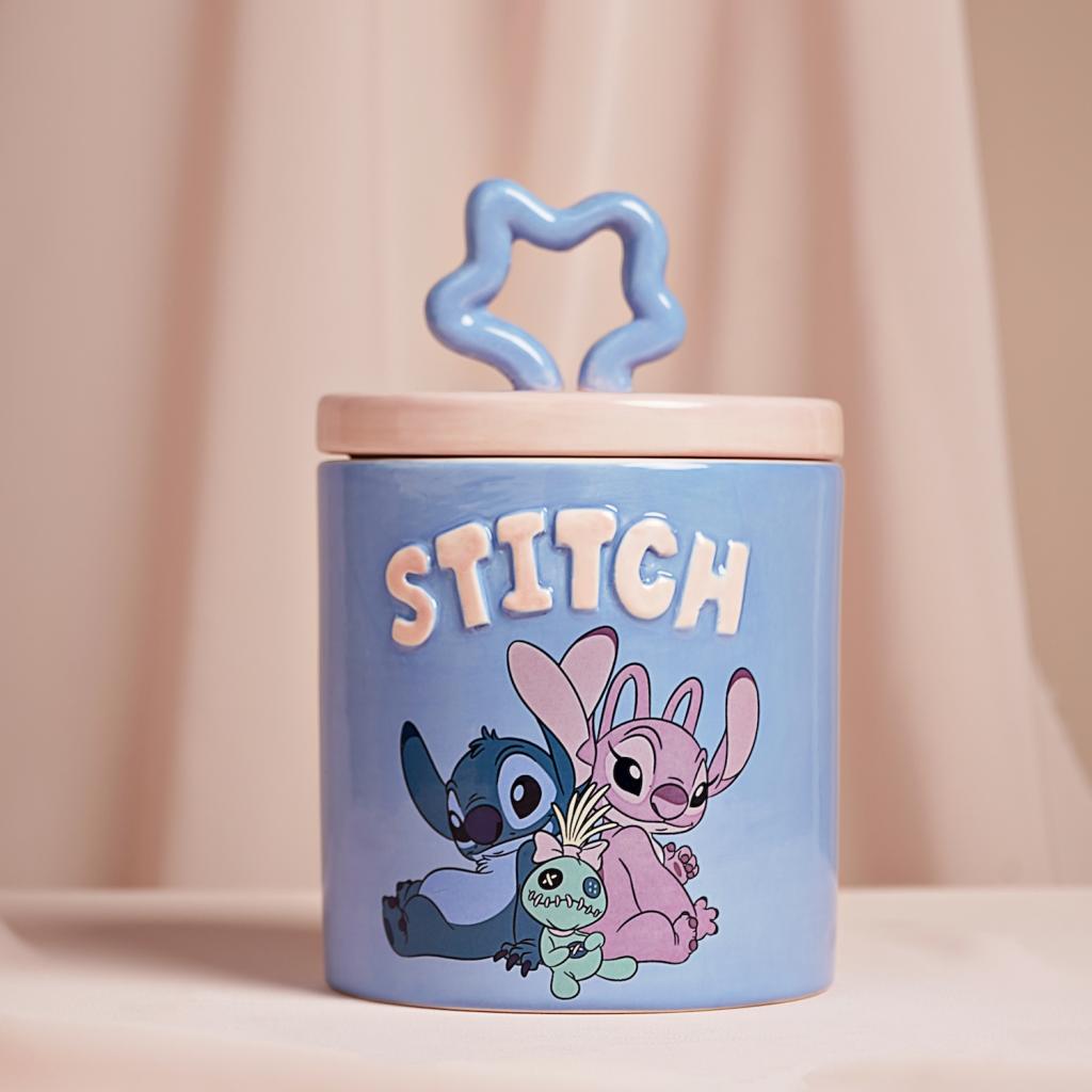 Précommande : STITCH & ANGEL - Boîte de Rangement en Céramique