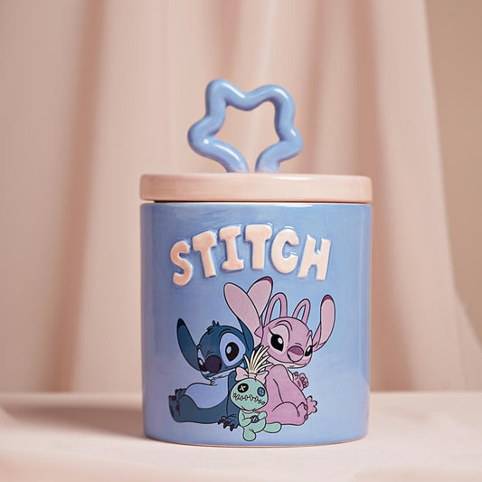 Précommande : STITCH & ANGEL - Boîte de Rangement en Céramique