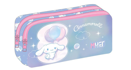 Précommande : CINNAMOROLL - Balloons - Trousse Rectangulaire à 2 compartiments
