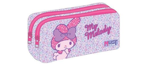Précommande : MY MELODY - Must - Trousse Rectangulaire à 2 compartiments