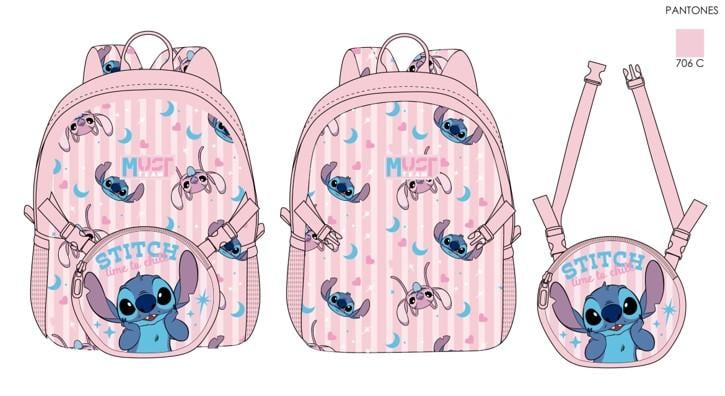 Précommande : STITCH - Must - Sac à dos + un mini sac détachable