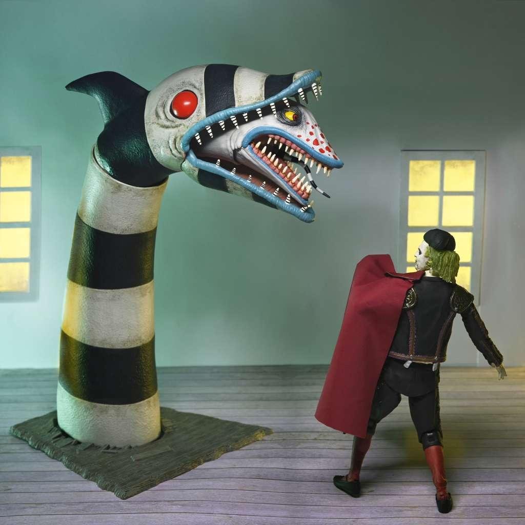 Précommande : BEETLEJUICE 2 -Matador Beetlejuice & Sandworm -Ultimate Fig. 17 & 48cm
