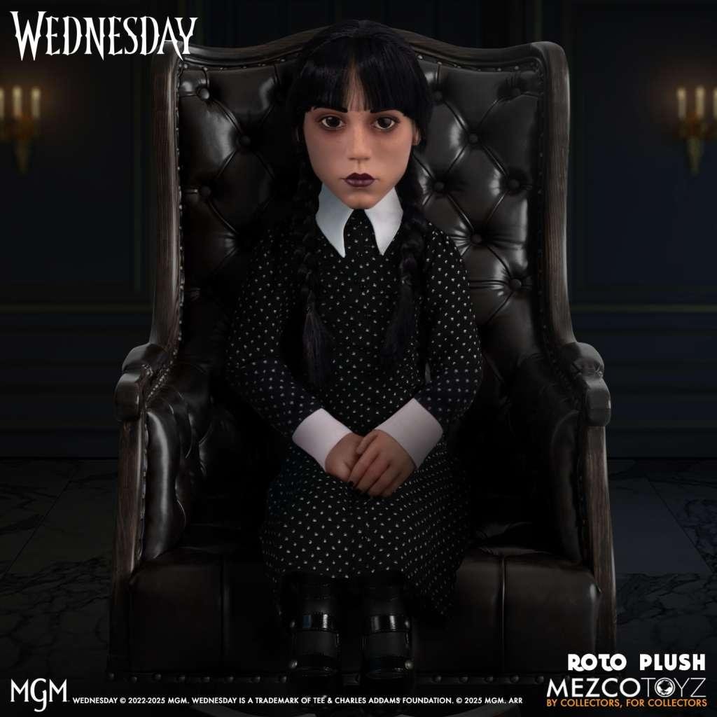 Précommande : MERCREDI - Poupée Mercredi Addams MDS Roto - 45cm