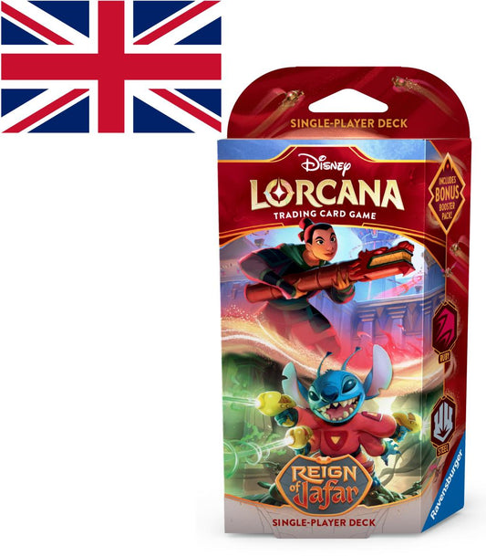 Précommande : DISNEY - Lorcana - Trading Cards Starters Mulan/Stitch Chapitre 8 - EN