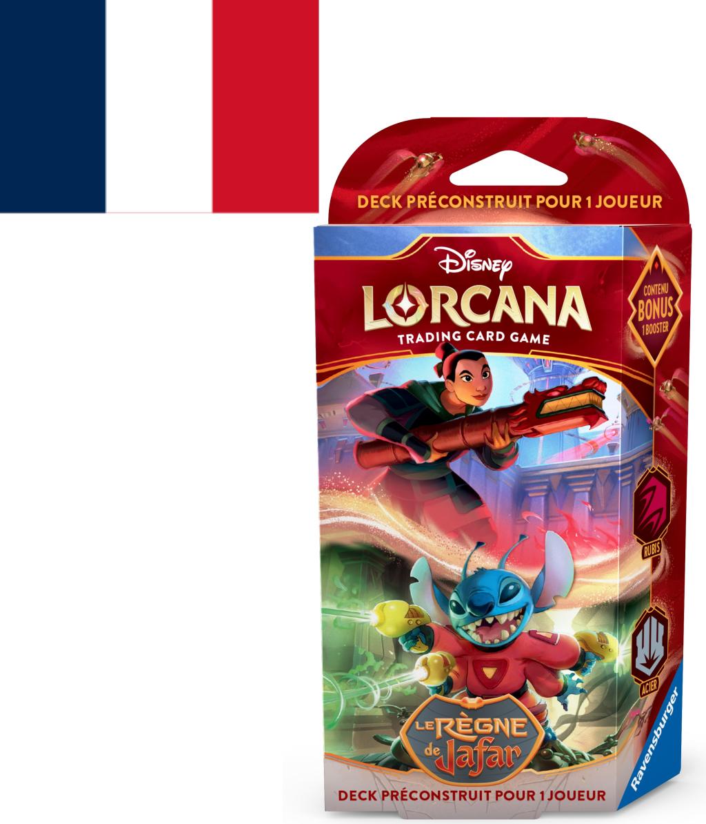 Précommande : DISNEY - Lorcana - Trading Cards Starters Mulan/Stitch Chapitre 8 - FR