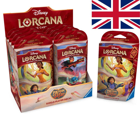 Précommande : DISNEY - Lorcana - Trading Cards Boite de 8 Starters Chapitre 8 - EN