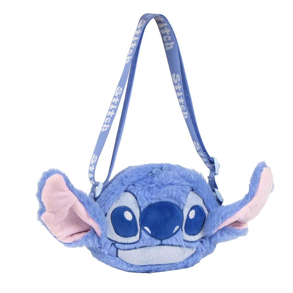 Précommande : STITCH - Head - Sac à Bandoulière Peluche - 17x14x4cm