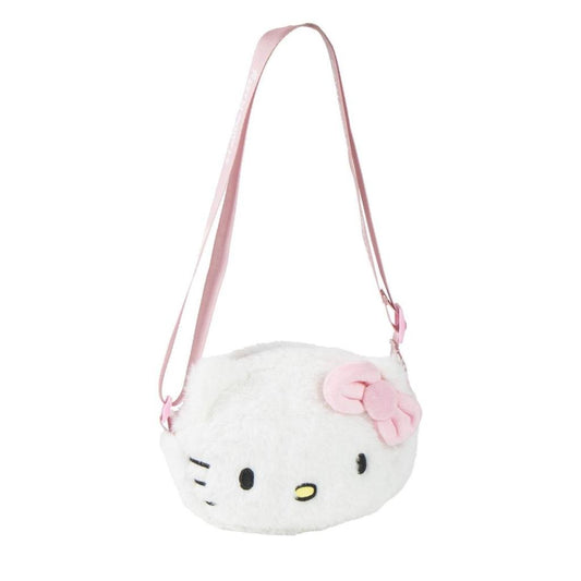 Précommande : HELLO KITTY - Head - Sac à Bandoulière Peluche - 17x14x4cm
