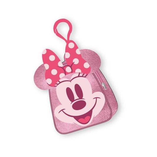 Précommande : MINNIE - Head - Mini Sac à Dos Porte-clés Peluche