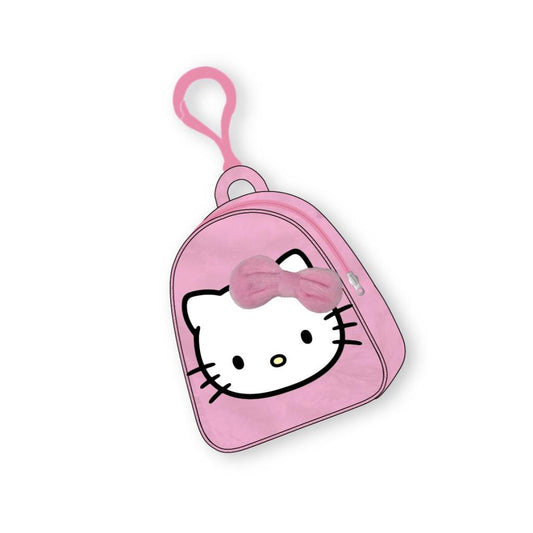Précommande : HELLO KITTY - Head - Mini Sac à Dos Porte-clés Peluche