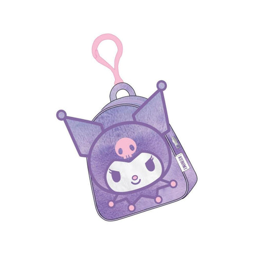 Précommande : KUROMI - Head - Mini Sac à Dos Porte-clés Peluche