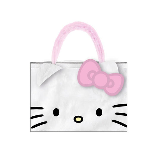 Précommande : HELLO KITTY - Sac Shopping Peluche - 37x30x8cm