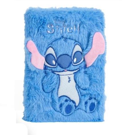 Précommande : STITCH - Smiley - Notebook Premium Fourrure - Format A5
