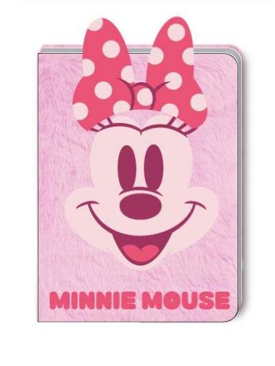 Précommande : MINNIE - Smiley - Notebook Premium Fourrure - Format A5