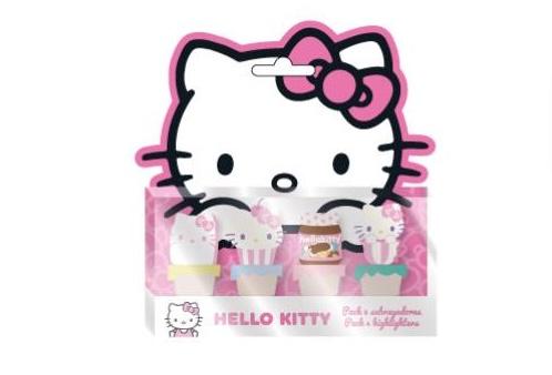 Précommande : HELLO KITTY - Pack de 4 mini Surligneurs "food"