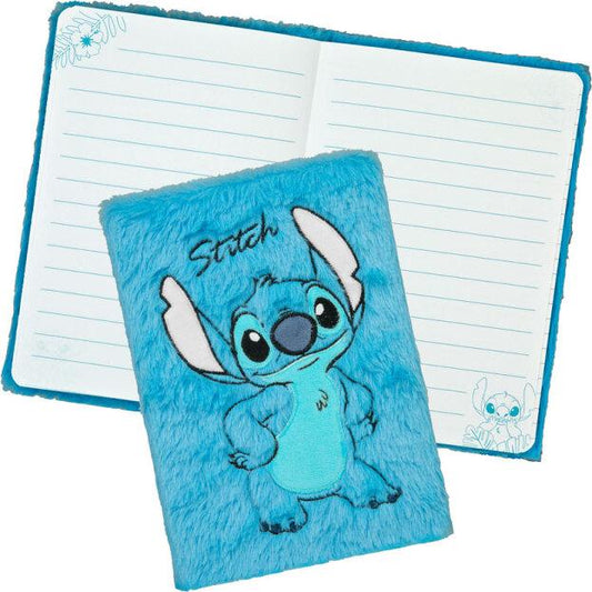 Précommande : STITCH - Bleu - Notebook A5 Fourrure