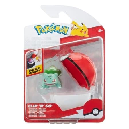 Précommande : POKEMON - Bulbizarre et Pokeball - Clip 'N' Go