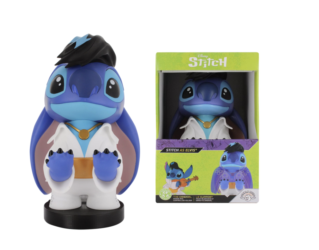 Précommande : STITCH - Elvis - Support Manette & Portable - 20cm