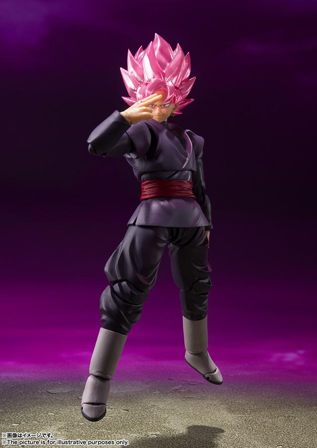Précommande : DRAGON BALL SUPER - SS Goku Black Rosé - Figurine S.H. Figuarts 14cm