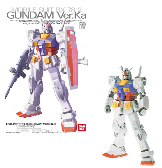 Précommande : GUNDAM - MG 1/100 RX-78-2 Gundam Ver.Ka - Model Kit 18cm
