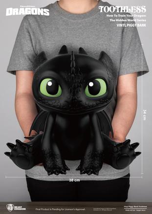 Précommande : DRAGONS - Krokmou - Tirelire 34cm