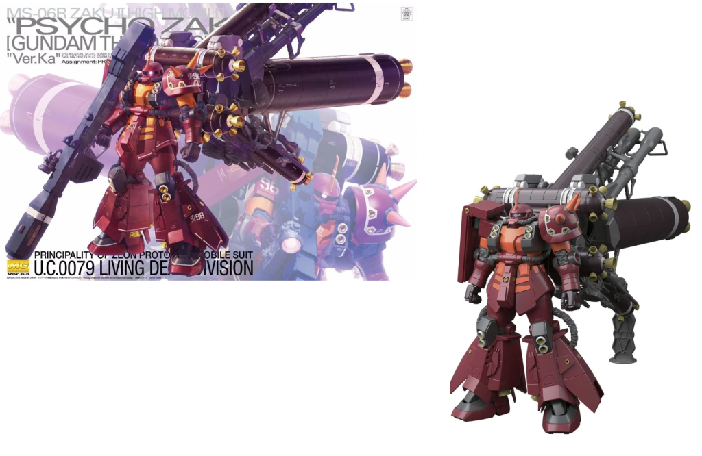 Précommande : GUNDAM - MG 1/100 MS-06R Zaku II HM Psycho Zaku - Model Kit