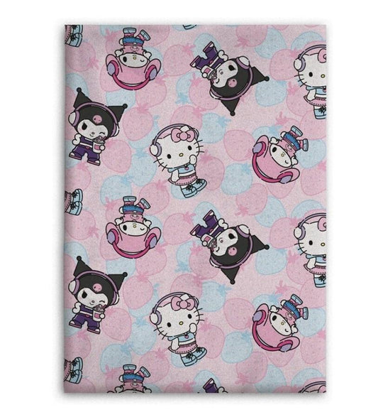 Précommande : HELLO KITTY - Couverture Flanelle 110x150cm