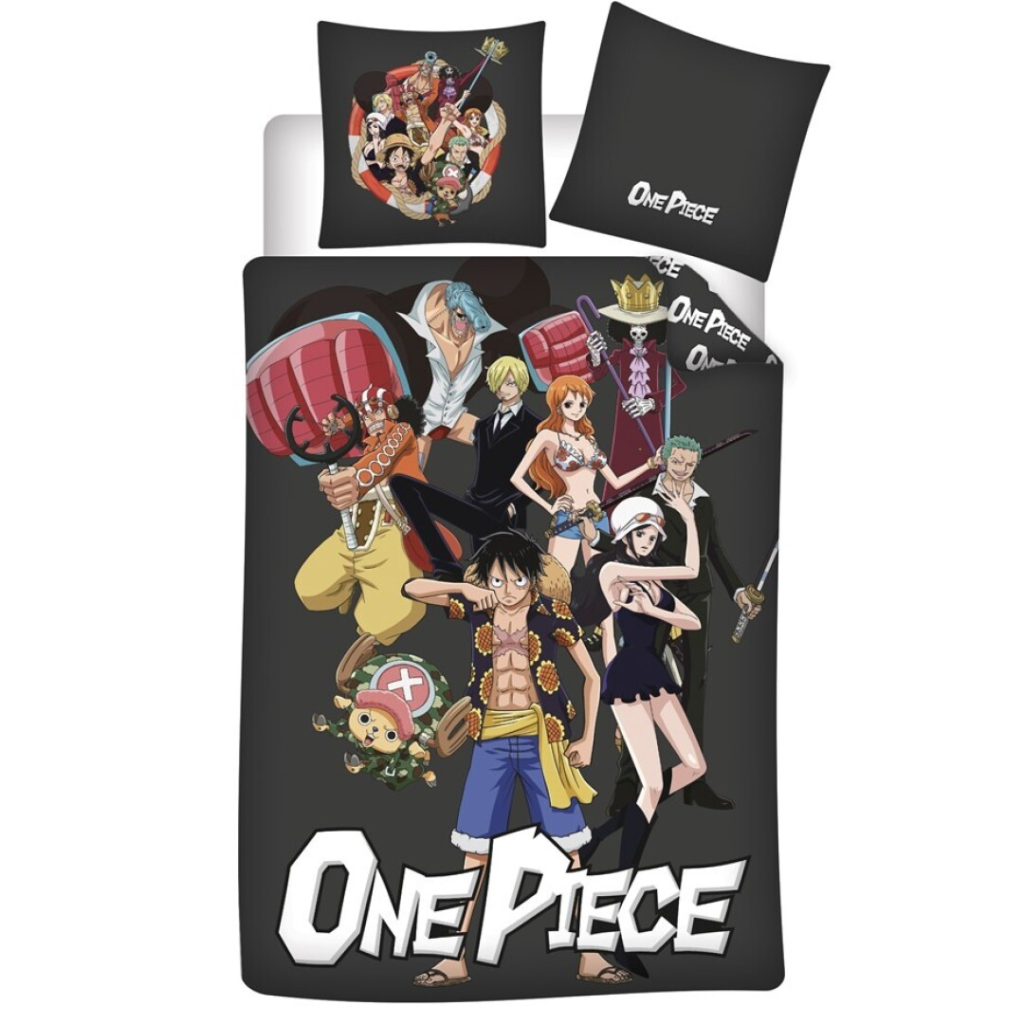 Précommande : ONE PIECE - Equipage - Parure de lit 140x200cm - '100% microfibre'