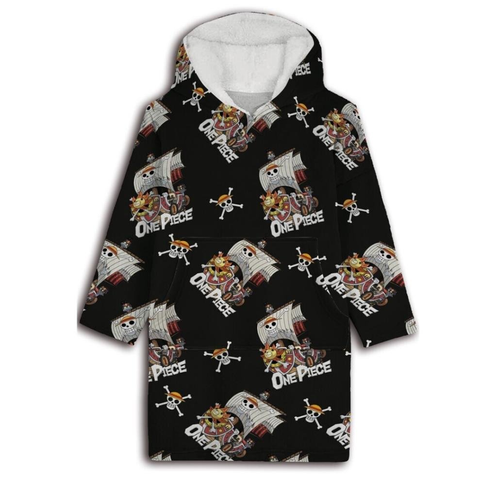 Précommande : ONE PIECE - Thousand Sunny - Sweat Poncho - Taille Enfant (7-14 ans)