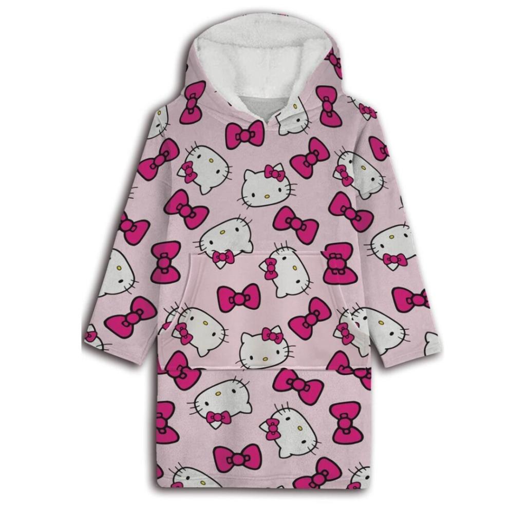 Précommande : HELLO KITTY - Sweat Poncho - Taille Adulte