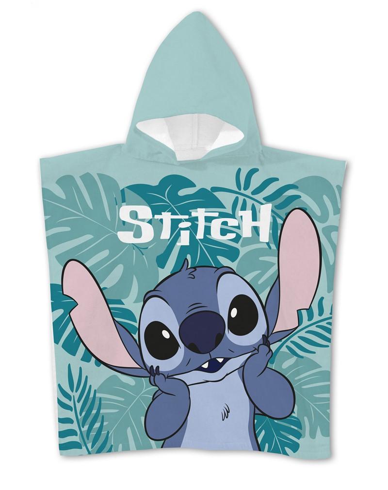 Précommande : DISNEY - Stitch "Feuilles" - Poncho 55x110cm